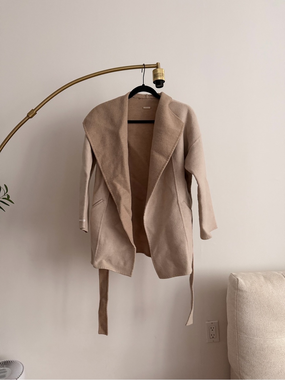 Massimo Dutti Wool Wrap Coat